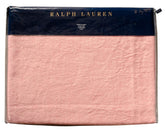Ralph Lauren Home Meadow Lane Britt Linen One Throw Blanket 54x72 Inch Pale Coral